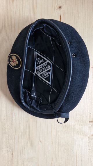 Boina Lana Merina Super Lujo Ejército Tierra