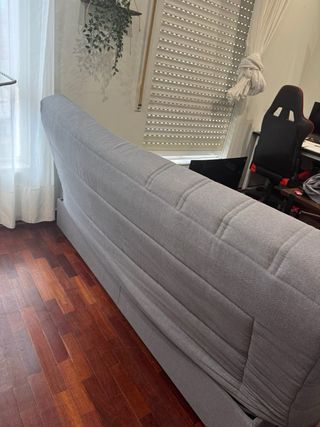 Sofá Cama Gris Tela