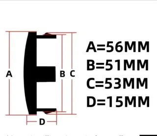 Tapas de llanta OZ Racing (4 unidades)