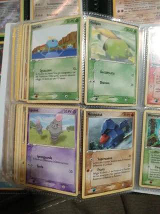 Carte Pokémon Serie EX varie espansioni