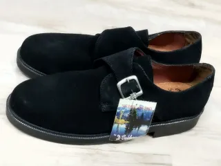 Zapatos Monk Strap Negros Talla 45