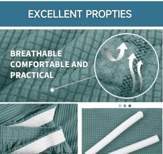 Funda sofá 3 plazas azul ✅