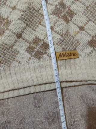 Maglione Vintage Matras Lana Mohair Argyle