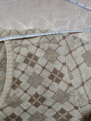 Maglione Vintage Matras Lana Mohair Argyle