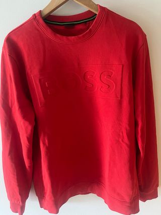 Sudadera BOSS Roja Talla L