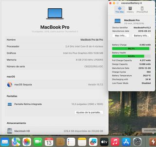 MacBook Pro 2019 8GB RAM 256GB SSD