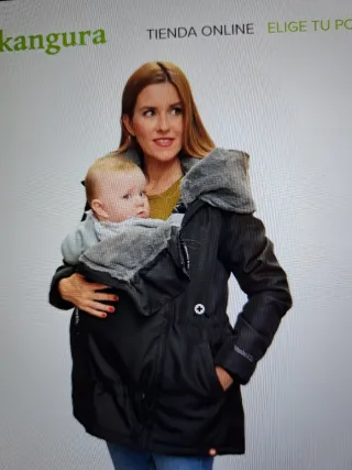 Abrigo Porteo y Premamá Wallaby Charcosl Grey