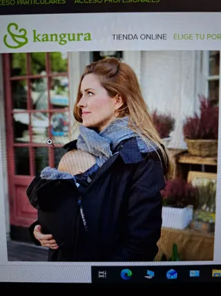 Abrigo Porteo y Premamá Wallaby Charcosl Grey