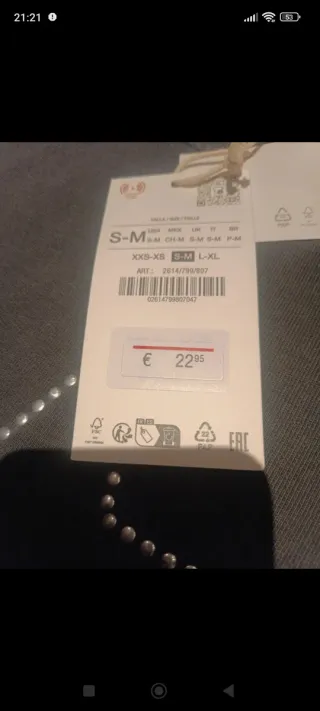 Sudadera gris con estrella Talla S