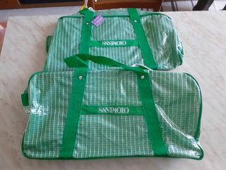 2 Borsoni San Paolo plastificati fondo rigido