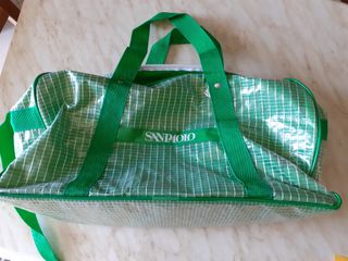 2 Borsoni San Paolo plastificati fondo rigido