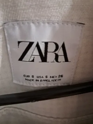 Chaqueta Zara cuadros