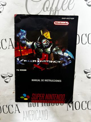 Manual Killer Instinct Super Nintendo castellano