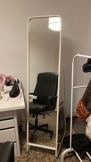 Specchio da terra KNAPPER IKEA bianco