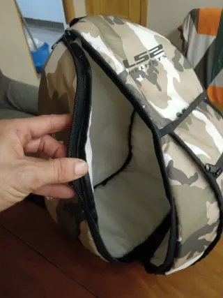 Casco Moto Scorpion + Mochila