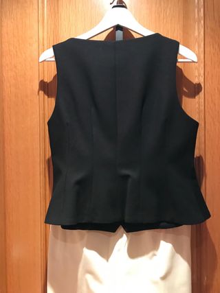 Chaleco Zara Negro Talla L