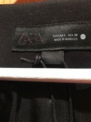 Chaleco Zara Negro Talla L