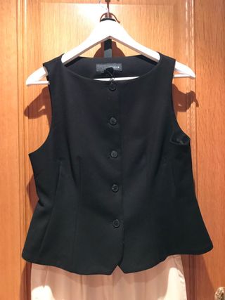 Chaleco Zara Negro Talla L