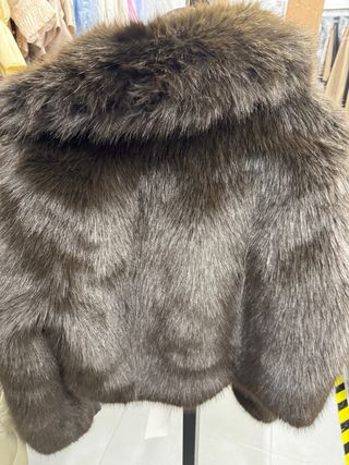 Pelliccia Zara Marrone Taglia XS