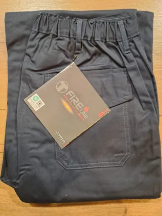 Lote 7 pantalones soldador FIRE LINE Talla L