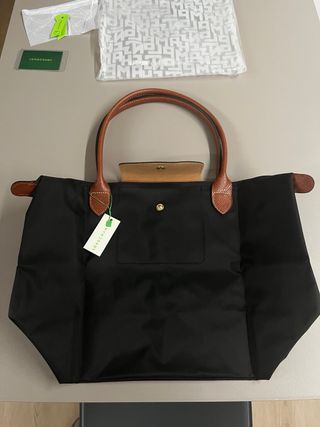 Longchamp Borsa Nera L Nuova