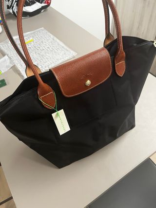 Longchamp Borsa Nera L Nuova