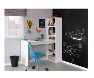 Escritorio de madera blanco