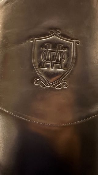 Bota Alta Piel Mujer Massimo Dutti Marrón