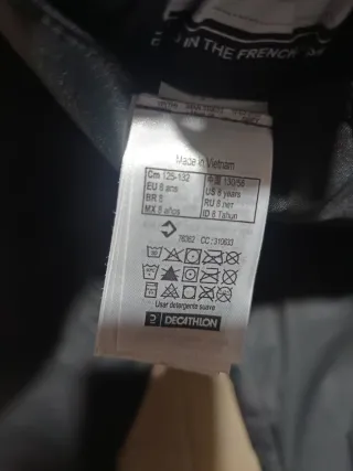 Conjunto nieve niña