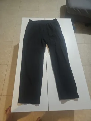 Pantalón de algodón negro Talla L/XL