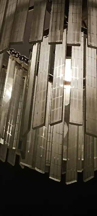 Lámpara de cristal colgante