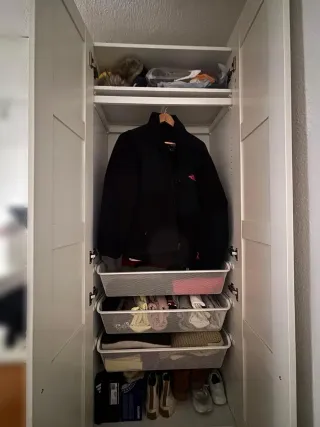 Armario 2 módulos puerta espejo