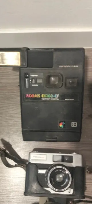 Lote 4 Cámaras Fotos Antiguas Kodak y Werlisa