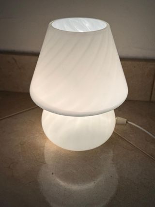 Lampada da tavolo in vetro Murano