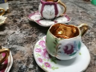 Conjunto 7 chávenas antigas miniatura , ver fotos