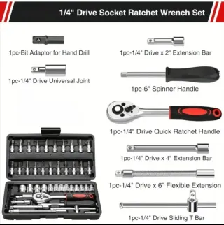 Maletín Caja Herramientas 46 Piezas