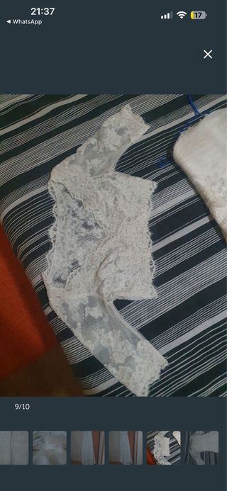 Vestido de Novia Blanco Encaje