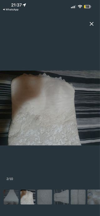 Vestido de Novia Blanco Encaje