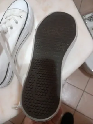 Scarpe Primark bianche alte