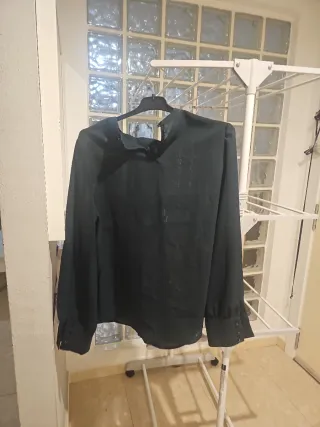 Camisa fina negra