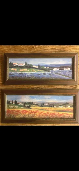 Set di 2 quadri antichi