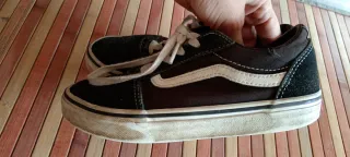 Vans Scarpe Sneakers bambina/o Nero Bianco n. 33