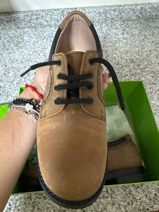 Zapatos de piel Mendivil marrones