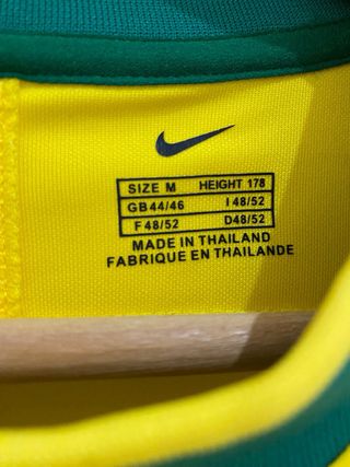 Camiseta Ronaldo Nazario 9 Brasil Talla M