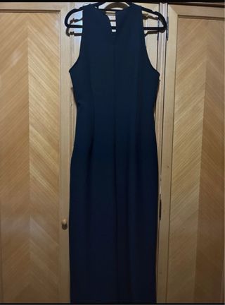 Vestido midi Negro Zara L