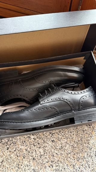 Zapatos de vestir hombre negros sin usar