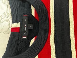 Polo Tommy Hilfiger Talla M Rayas