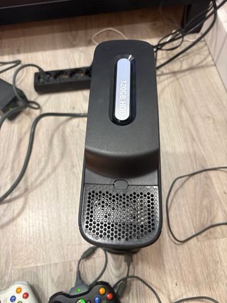 Xbox 360 Elite Negra+ 3 Mandos +Kinect+ 10 Juegos