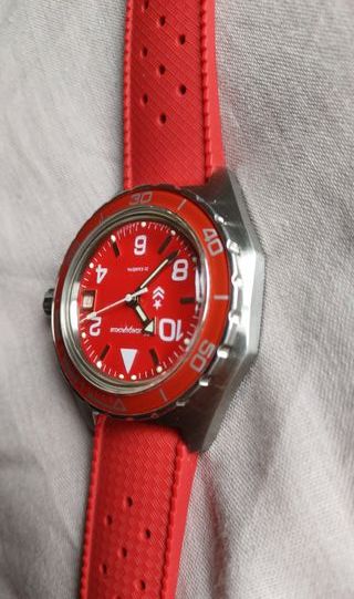 Reloj Vostok Komandirskie Diver Rojo
