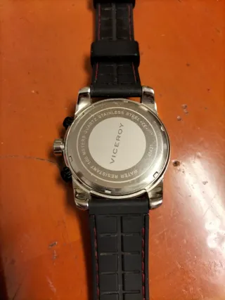 Reloj Viceroy Cronógrafo Negro y Rojo